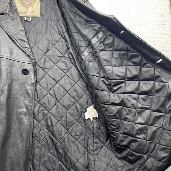 Alexander Keiths India Pale x Mondetta Mens Leather Jacket XL Canada Made Rare - Picture 6 of 16